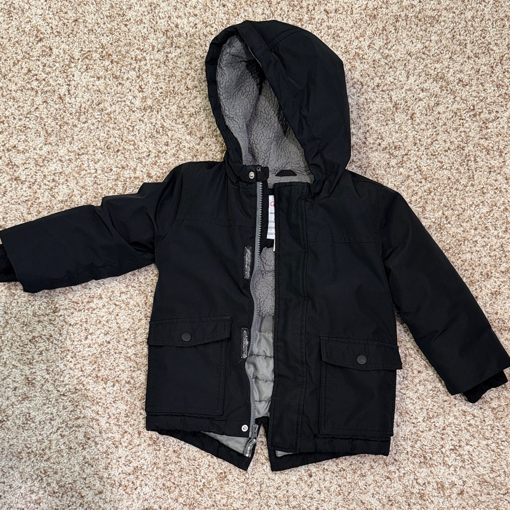Cat & Jack Black Puffer Jacket